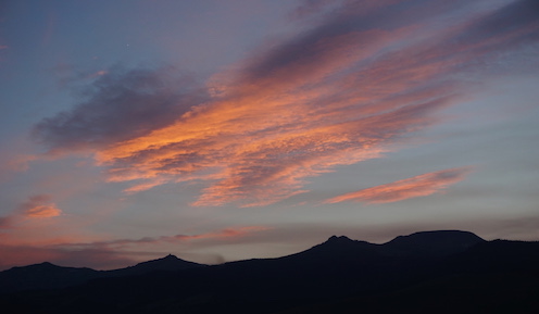 Montana sunset photo